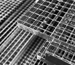 ТМС Настил решетчатый сварной 500х1000 (гор.цинк) 34×38 30×2