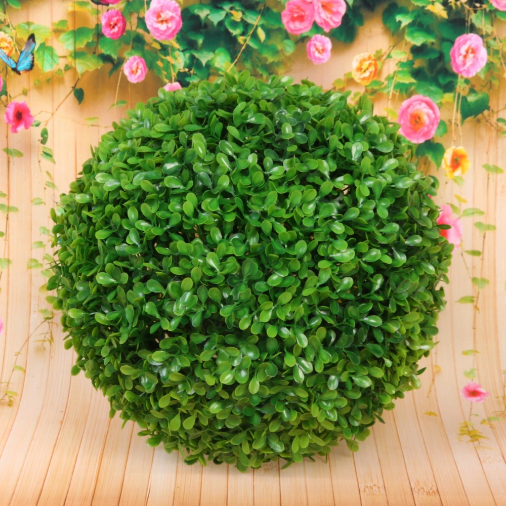 Искусственное растение шар «Самшит» зеленый D-28см Ultramarine