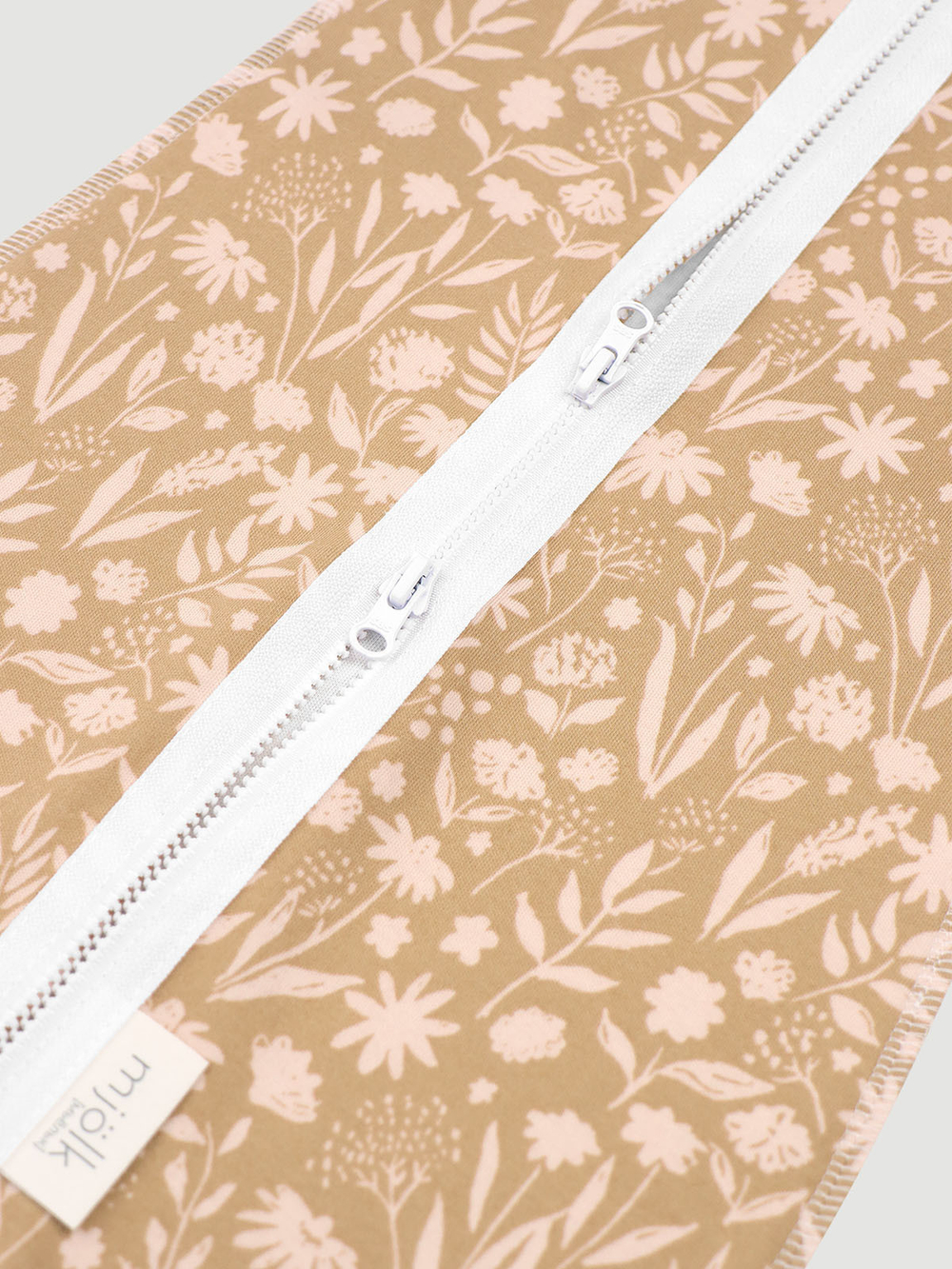 Пелёнка-кокон Mjölk Caramel Flowers, уценка