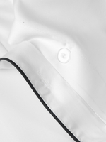 MOON Комплект постельного белья, сатин белый