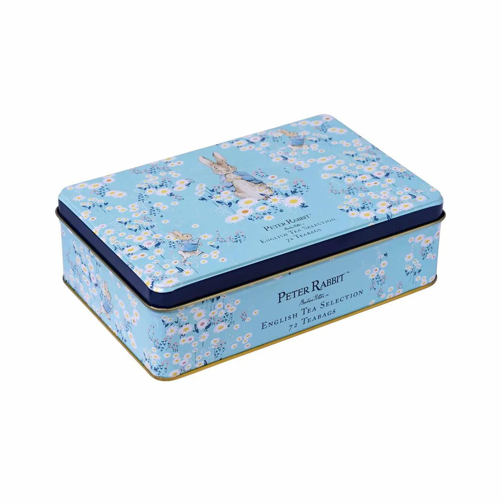 New English Teas Набор чая в пакетиках Beatrix Potter Daisies Tea Tin & Caddy Set, 192шт