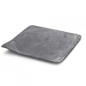 Поднос - камень серый 24х24 см