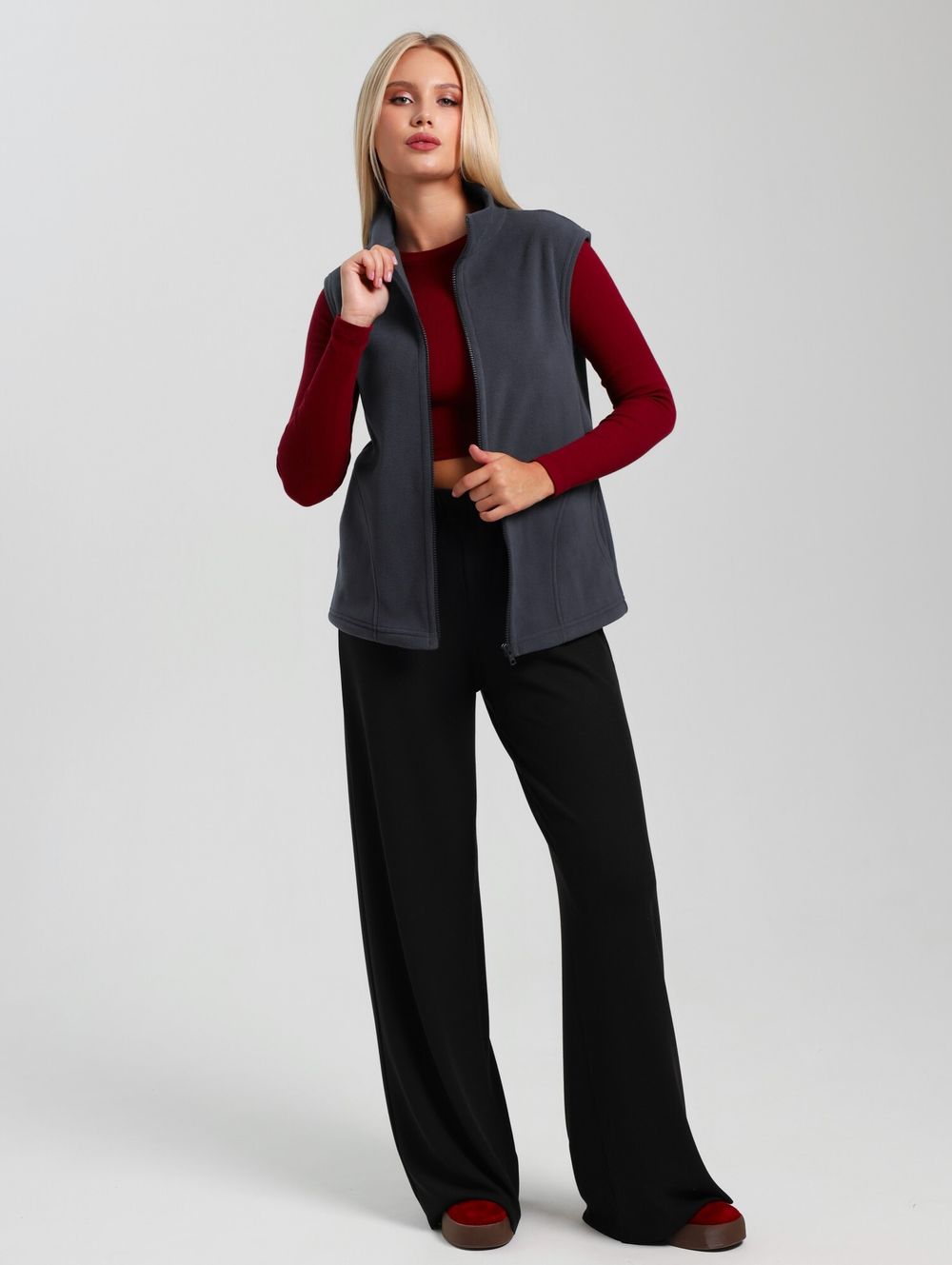 Толстовка (жилетка) Орбита Виотекс СЕРЫЙ