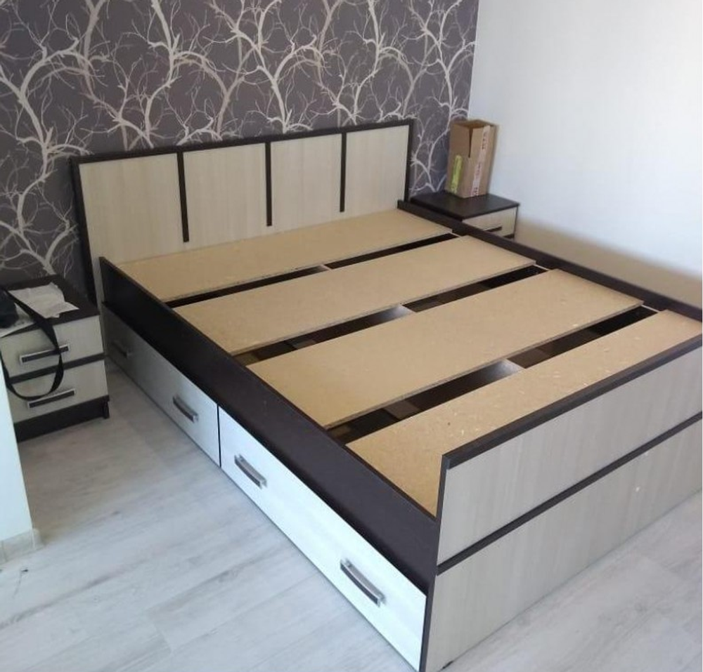 Кровать LIGHT Сакура венге/лоредо 1400