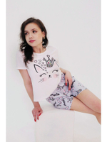 Пижама шорты и футболка В0020