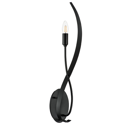 733517 Бра RAGNO 1х40W E14 ЧЕРНЫЙ МАТОВЫЙ