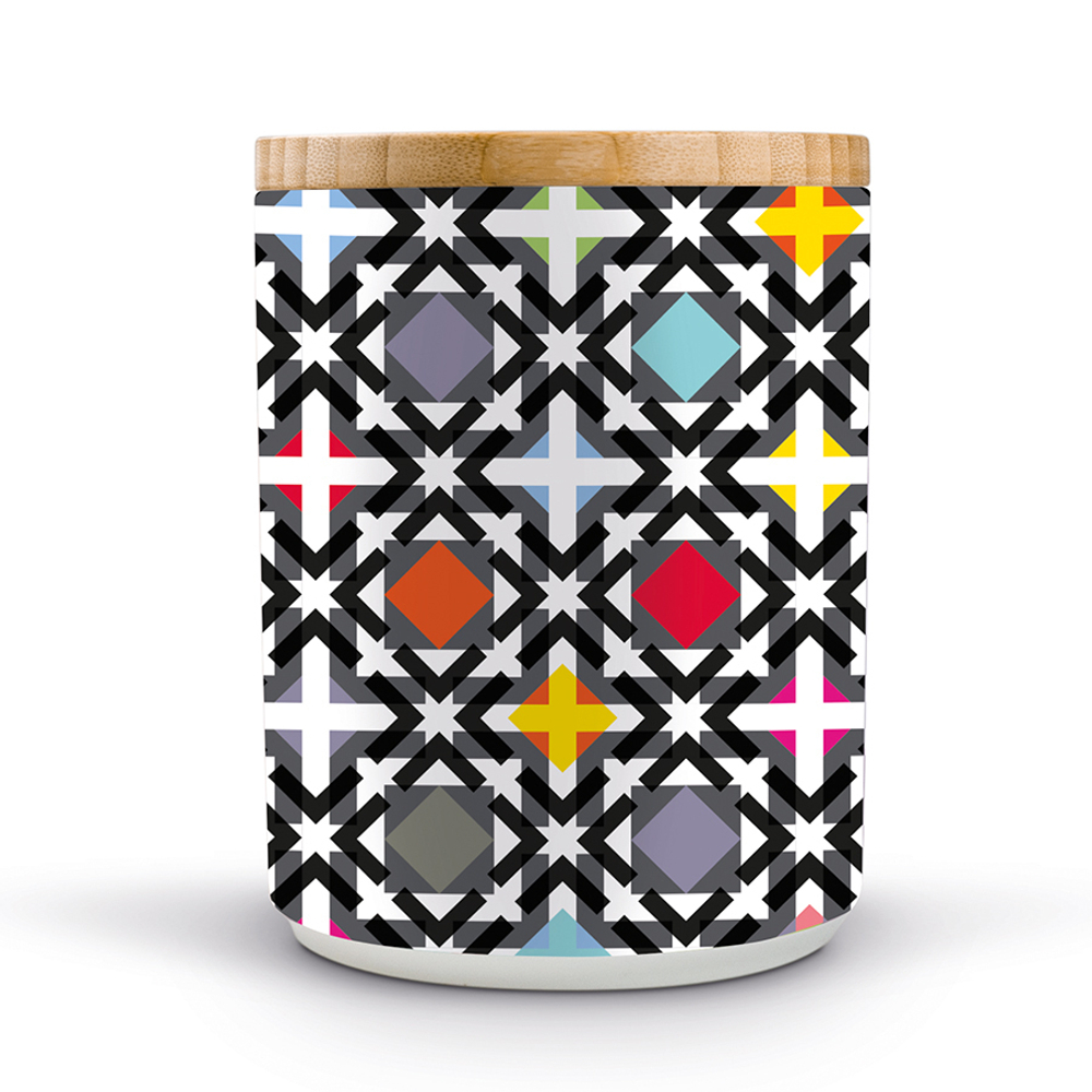 Банка фарфоровая с деревянной крышкой remember, holy, 1,25 л