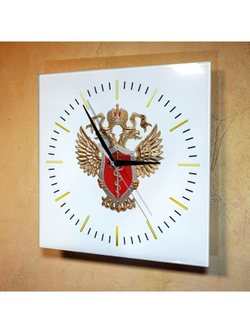 Настенные часы "Эмблема ФСКН 02 48"