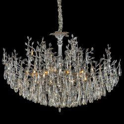 Citilux RITZ CL310121 Люстра хрустальная подвесная Хром