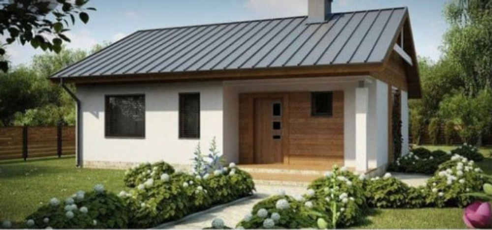 Проект Дома 78,68 кв. м из бруса Д-33