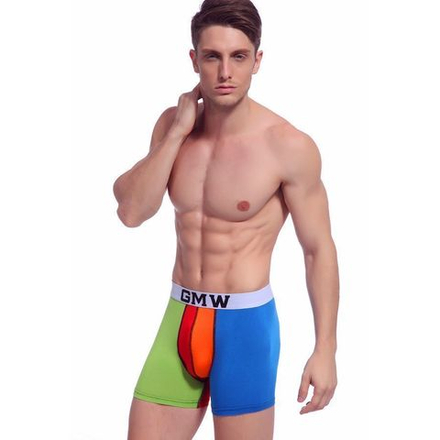 Мужские трусы боксеры салатовые Good Men Wear Multicolored Boxer