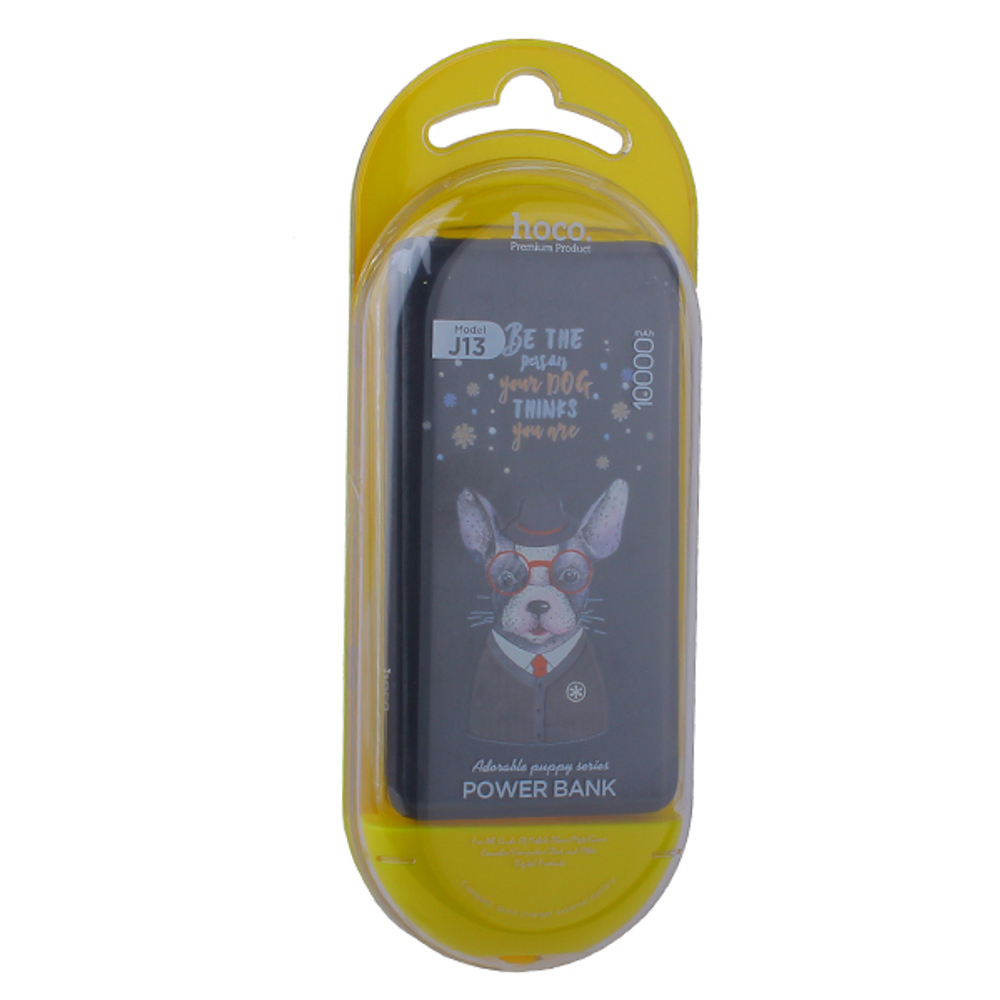 Аккумулятор внешний универсальный Hoco J13-10000 mAh Adorable puppy Power bank (2 USB: 5V-2.1A) Beauty