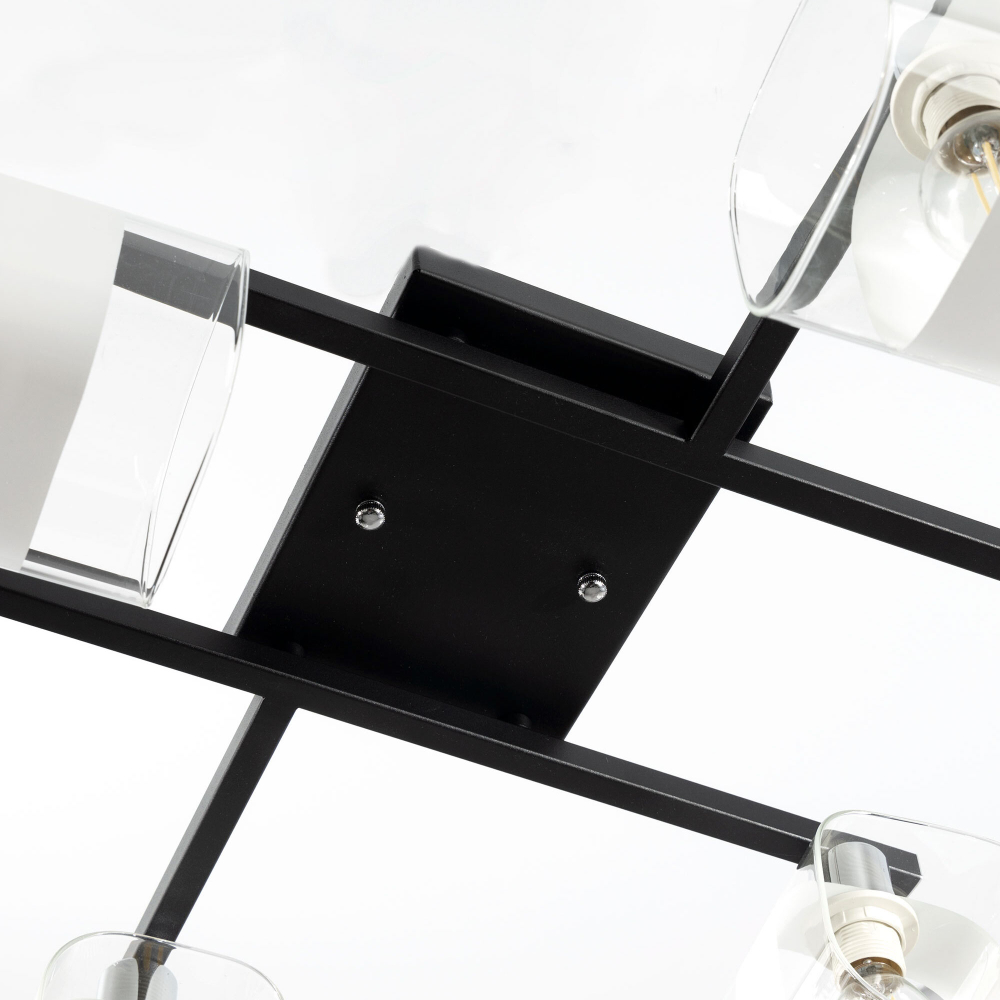 Citilux Вирта CL139165 Люстра потолочная Чёрная Матовая