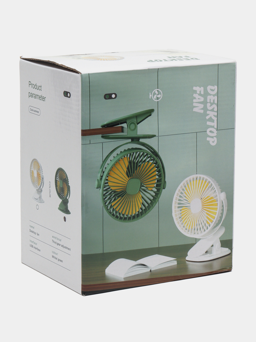 Вентилятор аккумуляторный NGY F002 на прищепке