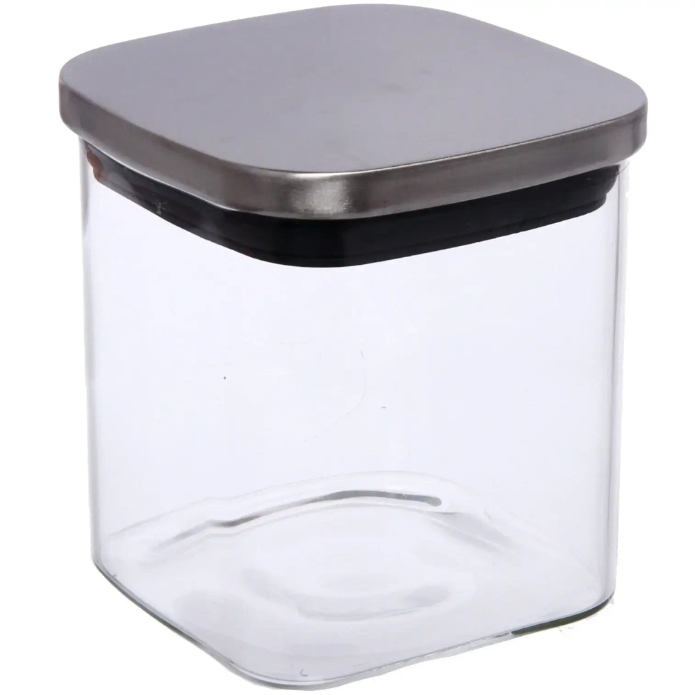 Банка стеклянная 450мл «Хай-Тек» с металлической крышкой