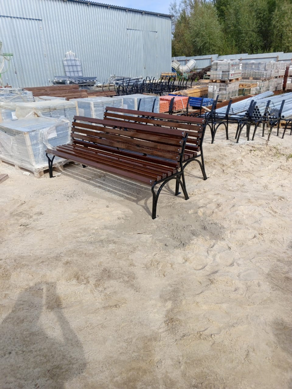 Скамейка "Классика без подлокотника" 2,0 м