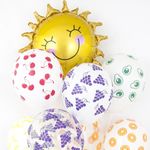 Шар (26"/66 см) Фигура, Солнышко улыбка 1 шт.