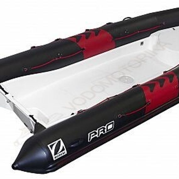 Лодка надувная ZODIAC PRO 420 ПВХ ( черно-белая )