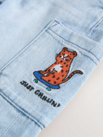 Джинсы карго для мальчика Next AJ5-733, Светло-голубой