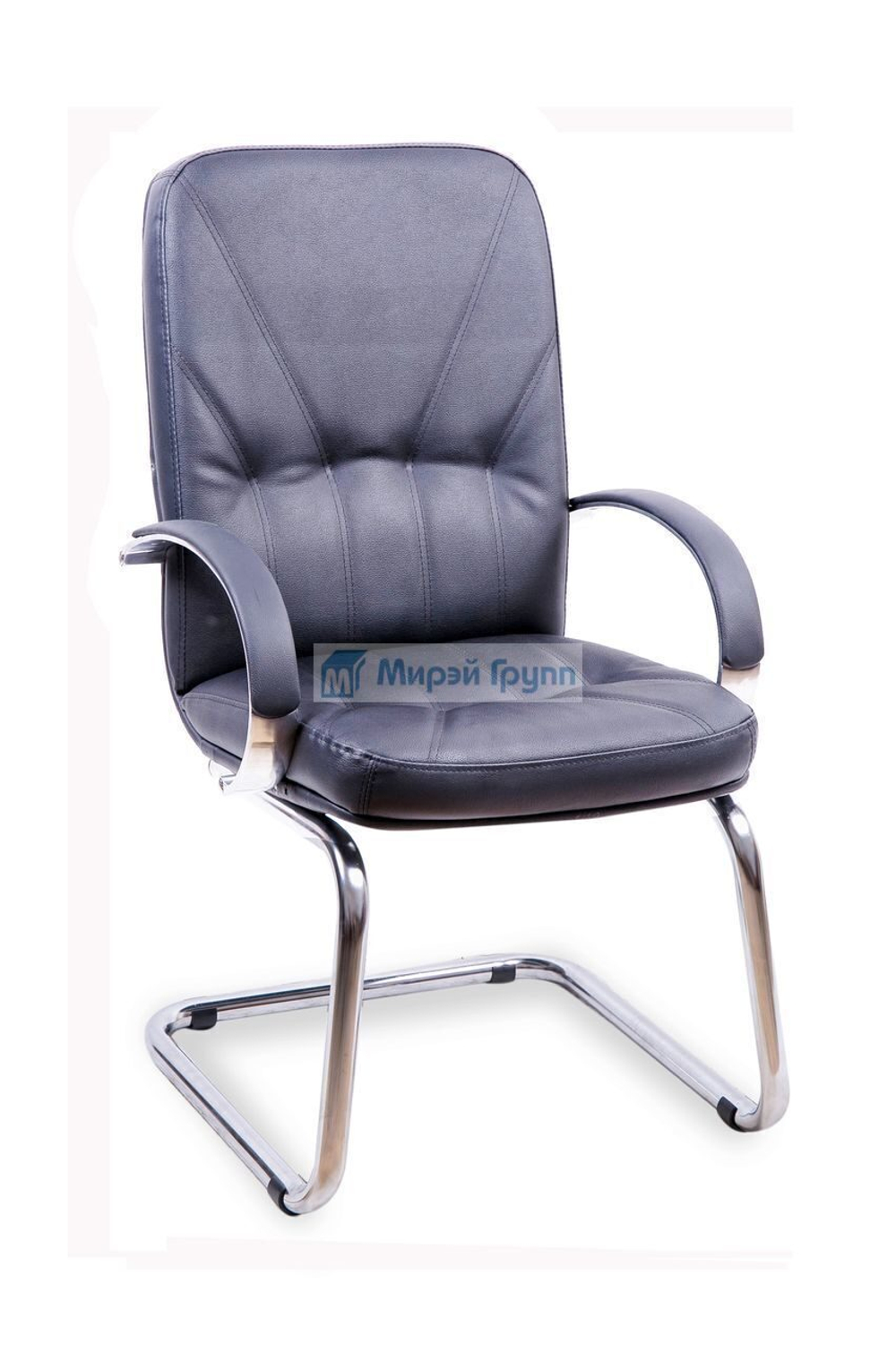 Кресло для руководителя МЕНЕДЖЕР ХРОМ КОНФЕРЕНЦ КОРОТКИЙ