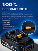 ЗУБР 20 В, 350 Н·м, 2 АКБ LMS (2 А·ч), бесщеточный ударный гайковерт, кейс, ПРОФЕССИОНАЛ (GB-350-22)