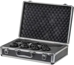 Патрон резьбонарезной КМ4 с набором головок предохранительных М12-М24 из 7 шт., тип GT24, DIN 376