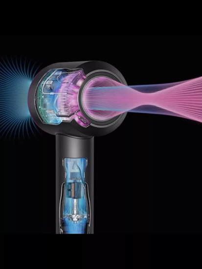 Фен Dyson Supersonic HD07, Gold/Onyx + с подарочным чехлом