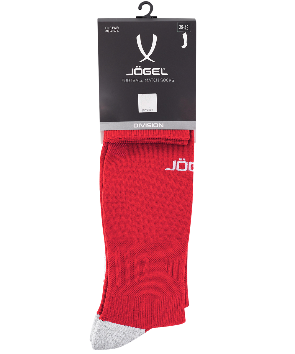 Гетры футбольные Match Socks, красный