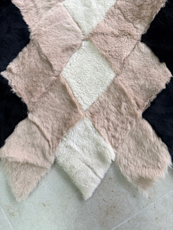 Покрывало меховое ковер из шкуры овчины