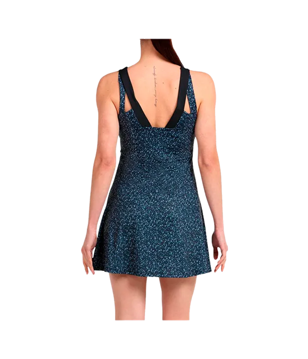 Платье для падел Bullpadel Alejandra Salazar Black 2025 чёрное