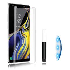 UV Защитное стекло 3D на весь экран 0,33 мм 9H Nano Optics для Samsung Galaxy Note 9 (полный клей) (Прозрачное)