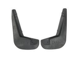 Брызговик ВАЗ ЛАДА Ларгус, Logan передний (к-т из 2 шт.) ТЭП (термоэластопласт) (ПолиуретанДеталь) ( ОЕ 99999901011382 )