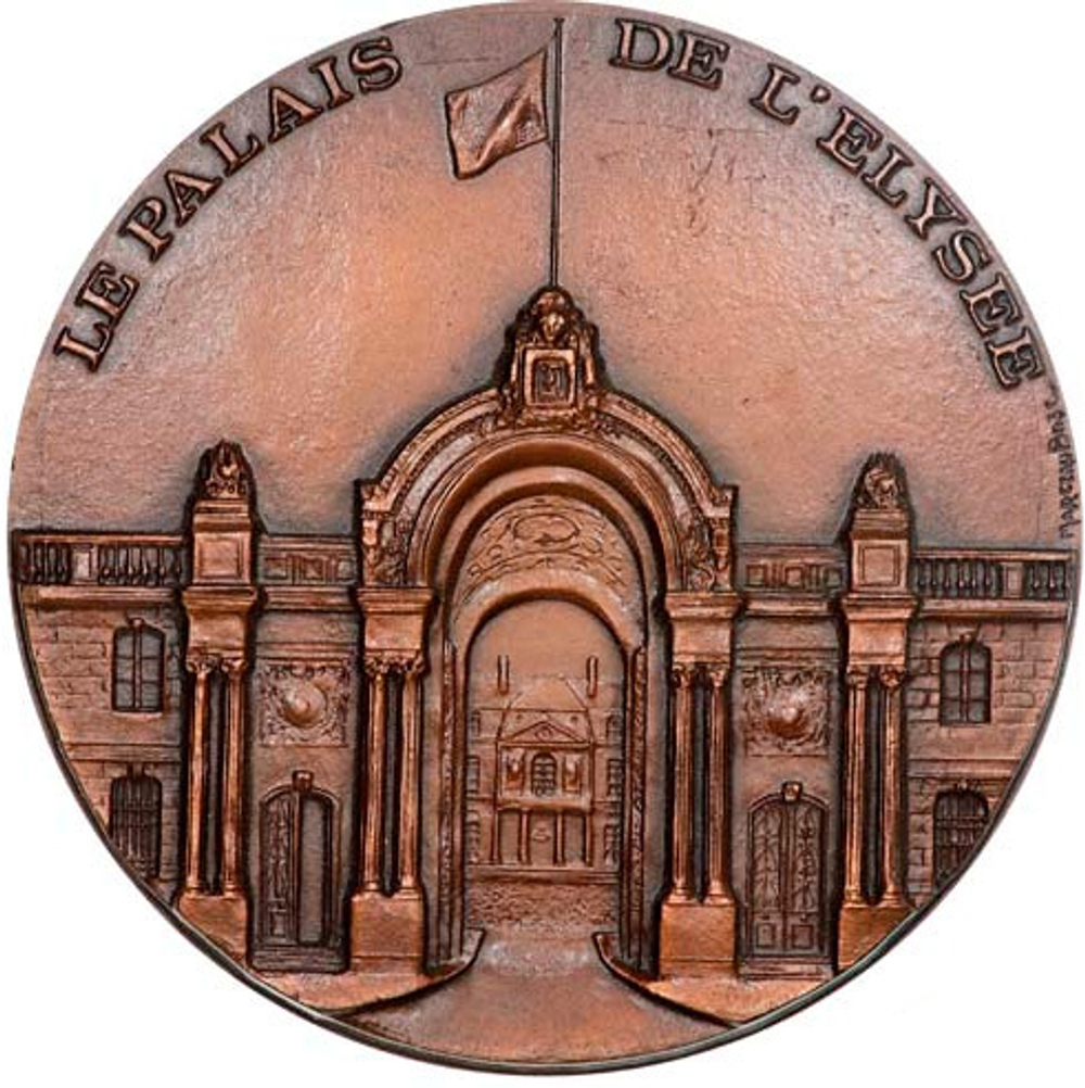 France, Fifth Republic, Valéry Giscard d'Estaing Bronze Medal, 1978