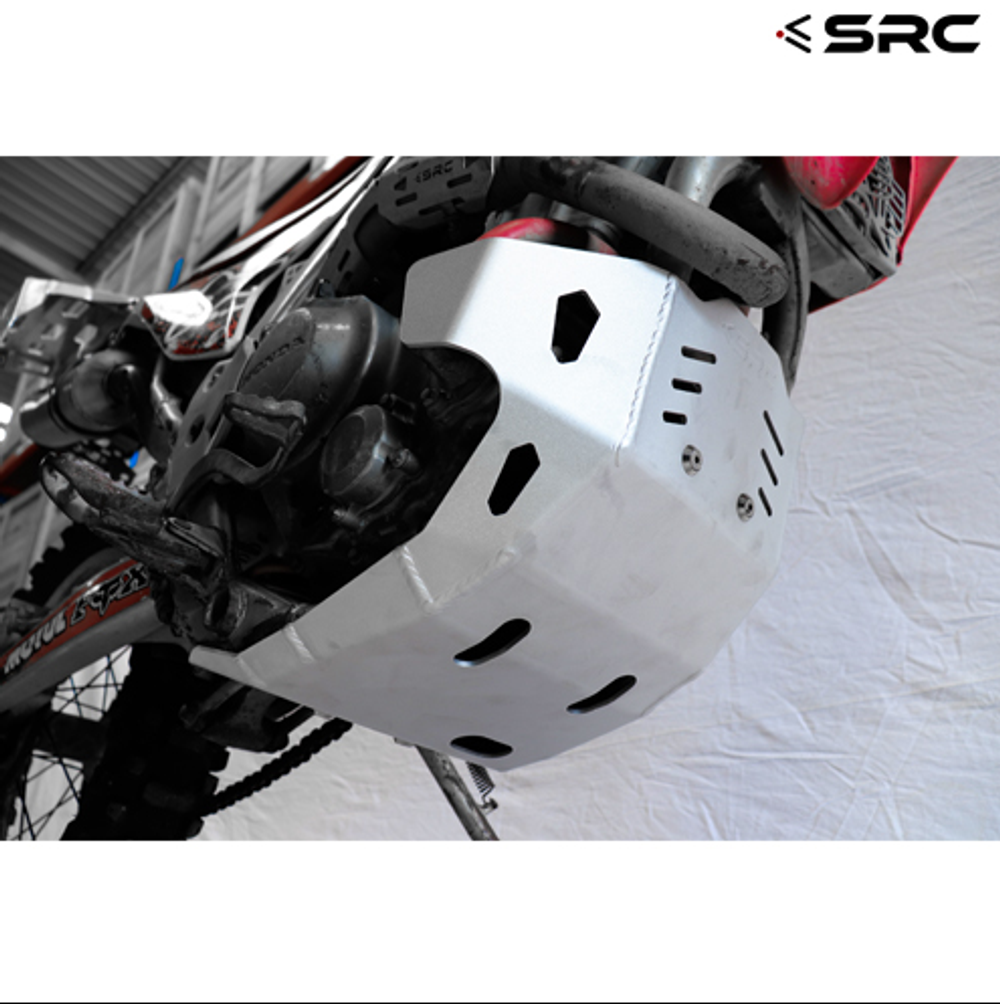 Skid Plate for Honda CRF250L-M (2012-2020). Aluminium, SRC SLV
