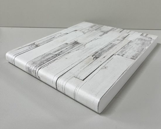 ВИНТАЖНОЕ ДЕРЕВО реальное фото, торцевая кромка белая