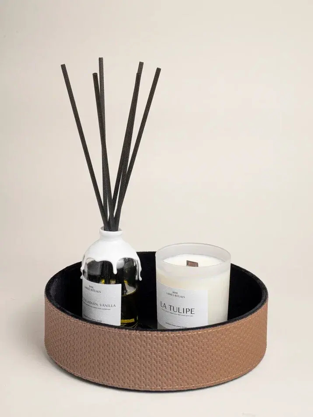 Шкатулка Трансформер круглая Коричневая