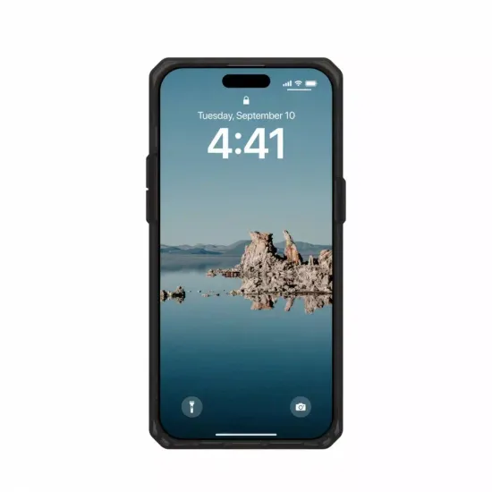 Чехол с поддержкой MAGSAFE Uag Plyo для iPhone 15 Pro 6.1", цвет черный/бронза (Black/Bronze)