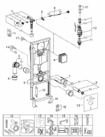 Инсталляция для унитаза Grohe Rapid SL 38528001