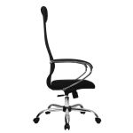 Кресло руководителя Helmi HL-E45 "Suasive", ткань-сетка/cетка, черный, механизм качания, хром (SU-8 131/003)