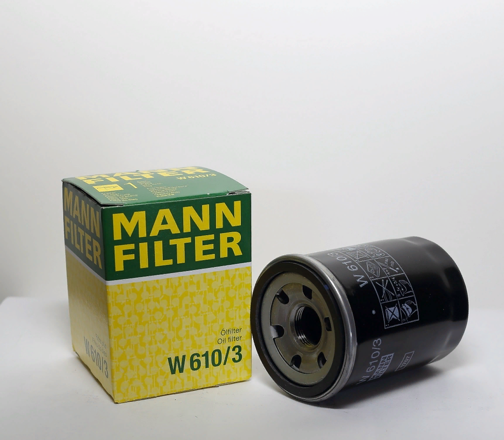 Фильтр масляный MANN FILTER W6103 для Mitsubishi ASX , Fiat Albea, Linea