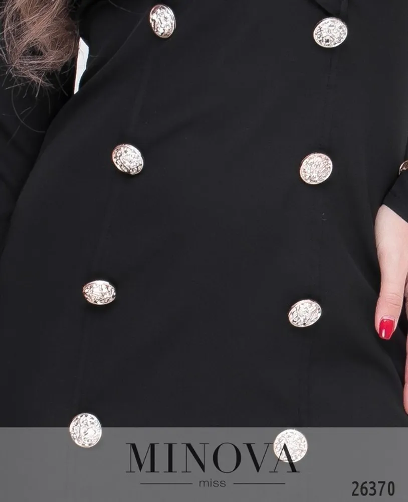 Платье 8595-черный Minova