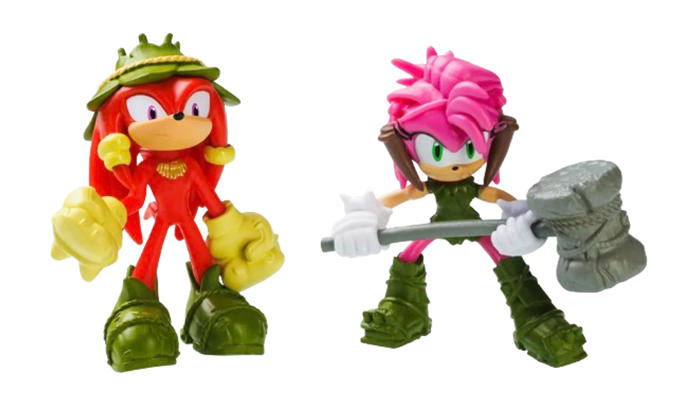 Набор фигурок Sonic Prime Sonic the Hedgehog Торн Роуз (Эми) и Гнарли (Наклз) (Вид 2)