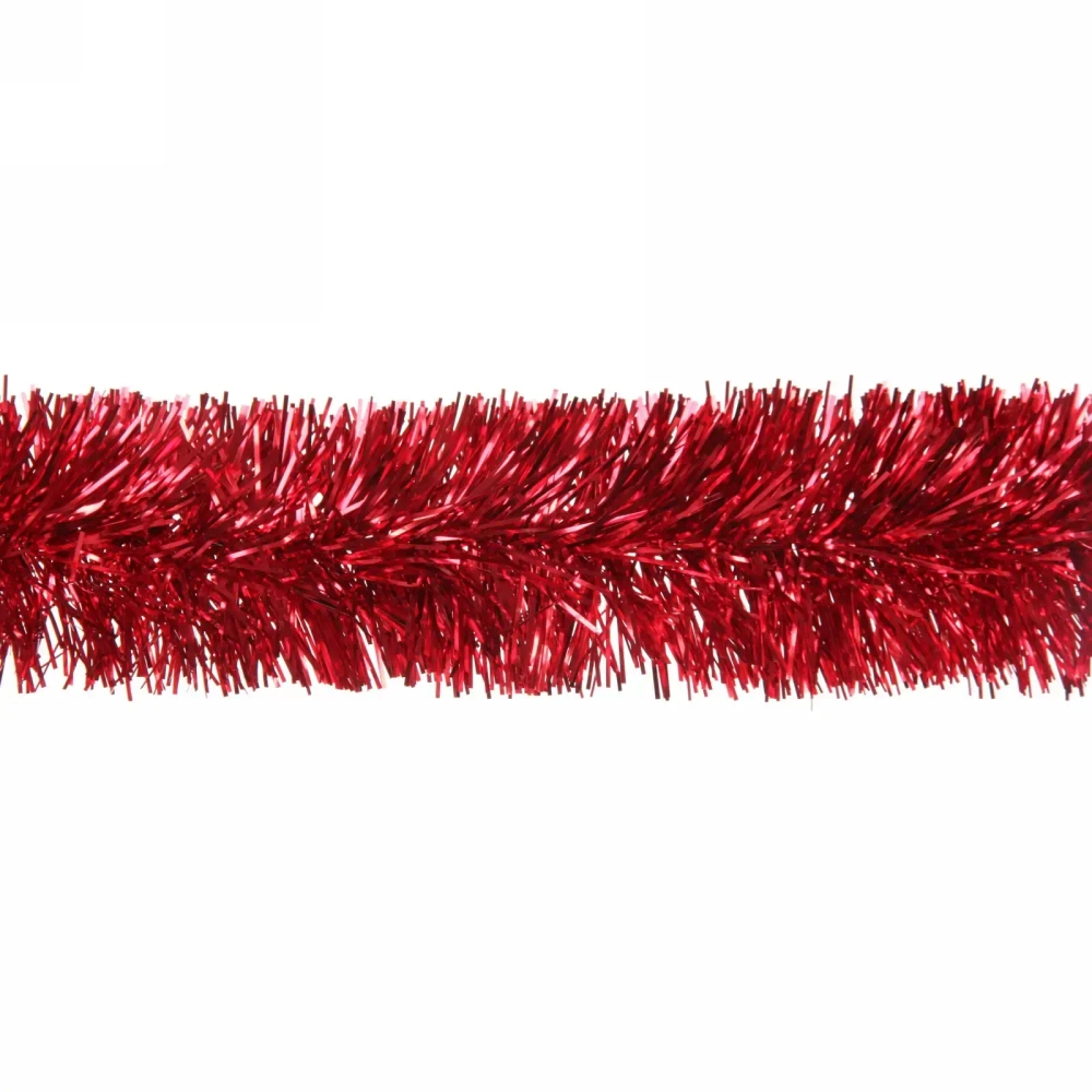 Мишура 2 м 6 см «Изумрудный блеск», Красный