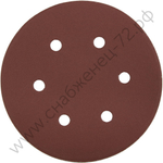 Круг шлифовальный ЗУБР ″Мастер″ универсальный, из абразивной бумаги на велкро основе, 6 отверстий, Р320, 150мм, 5шт