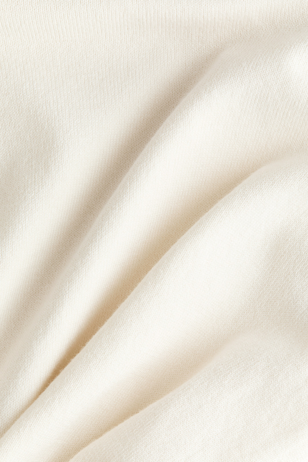 H&M Комплект из мягкого тонкого свитера и брюк, кремовый