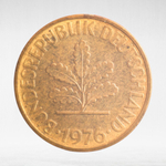 Germany, 10 Pfennigs, 1976, (Munich Mint - "D"), VF