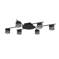 8362/6C COMFI LN 000 черный, металл/акрил Светильник потолочный GX53 LED 6*7W 220V BERTY