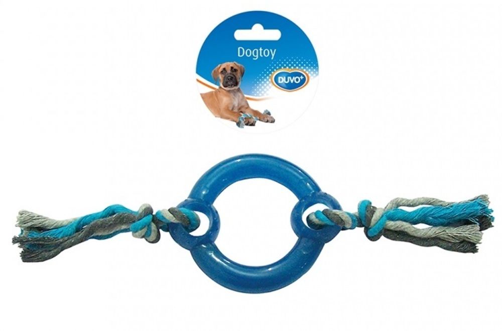 Игрушка для собак «Кольцо с веревками» DUVO+
