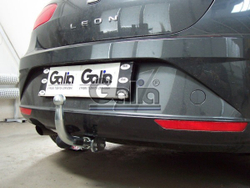 Фаркоп оцинкованный Galia S074A для SEAT Altea 2004-2015, SEAT Leon 2005-2013(паспорт и сертификат в комплекте)(без электрики)