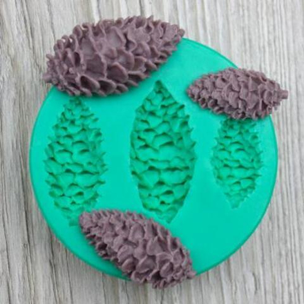 Силиконовый молд Шишки 7,8 см